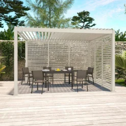 Persiana in alluminio da 1.3m per pergola a lamelle Triomphe