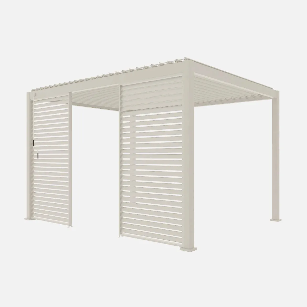 Persiana in alluminio da 1.3m per pergola a lamelle Triomphe