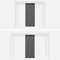 Persiana in alluminio da 1m per pergola bioclimatica Triomphe