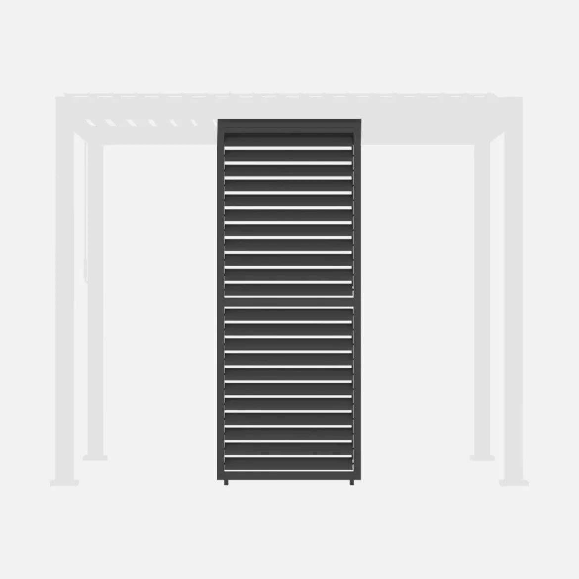 Persiana in alluminio da 1m per pergola bioclimatica Triomphe