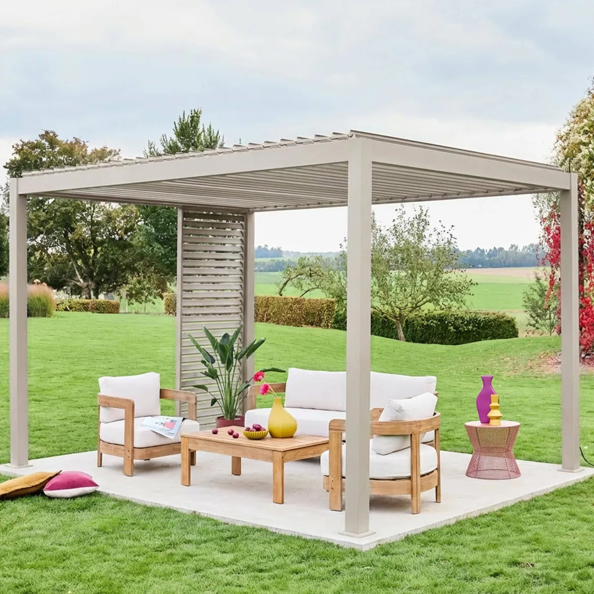 Persiana 1m in alluminio per pergola biocllimatica
