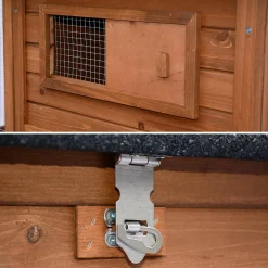 Pollaio in legno con recinto per 6-8 galline