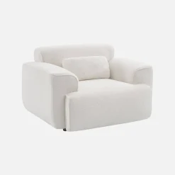 Poltrona 1 posto tessuto bouclé