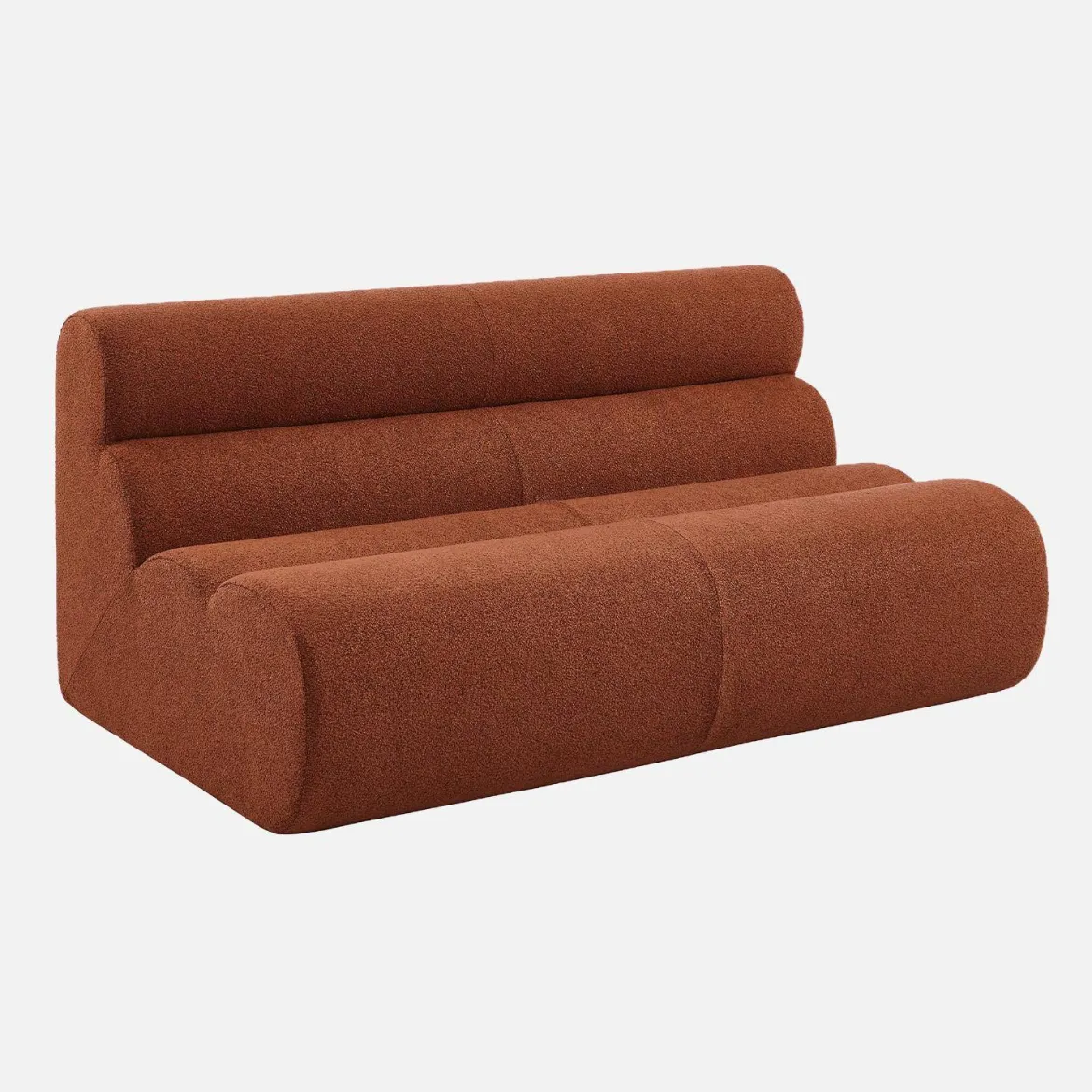 Poltrona bouclé strutturata, 2 posti