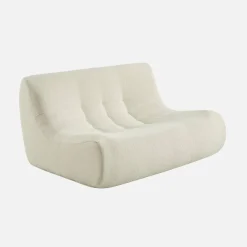 Poltrona bouclé testurizzata, 2 posti
