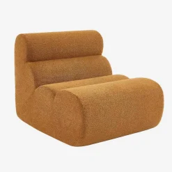 Poltrona bouclé testurizzata
