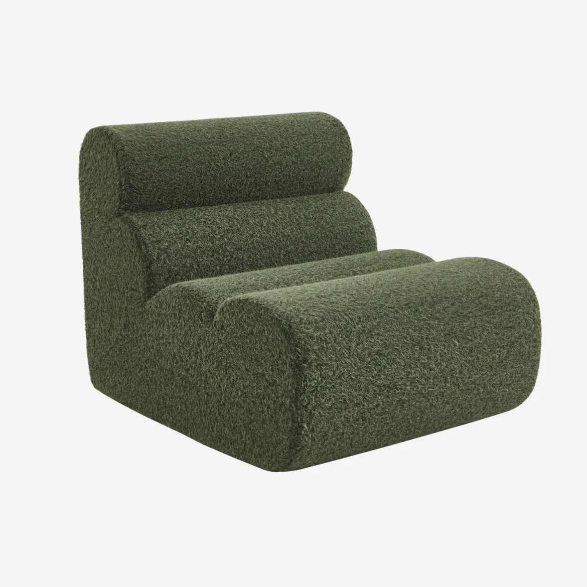 Poltrona effetto alpaca