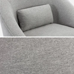 Poltrona girevole 360° con cuscino