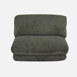 Poltrona letto convertibile velluto a coste grosse coste