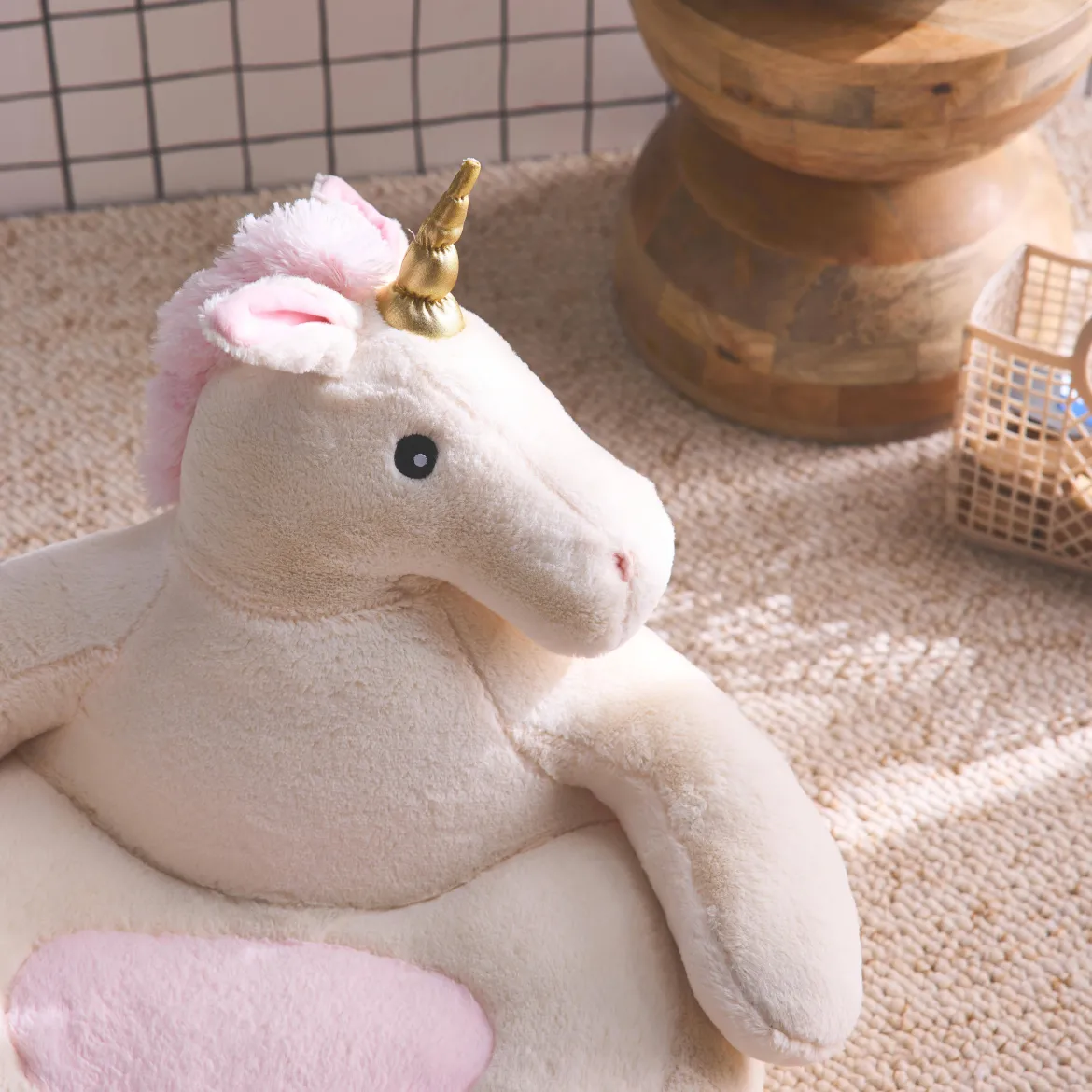 Poltrona unicorno per bambini