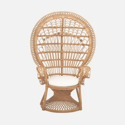 Poltrona vintage in rattan