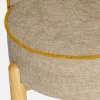 Poltrona vintage per bambini in tessuto ciniglia e legno di hevea