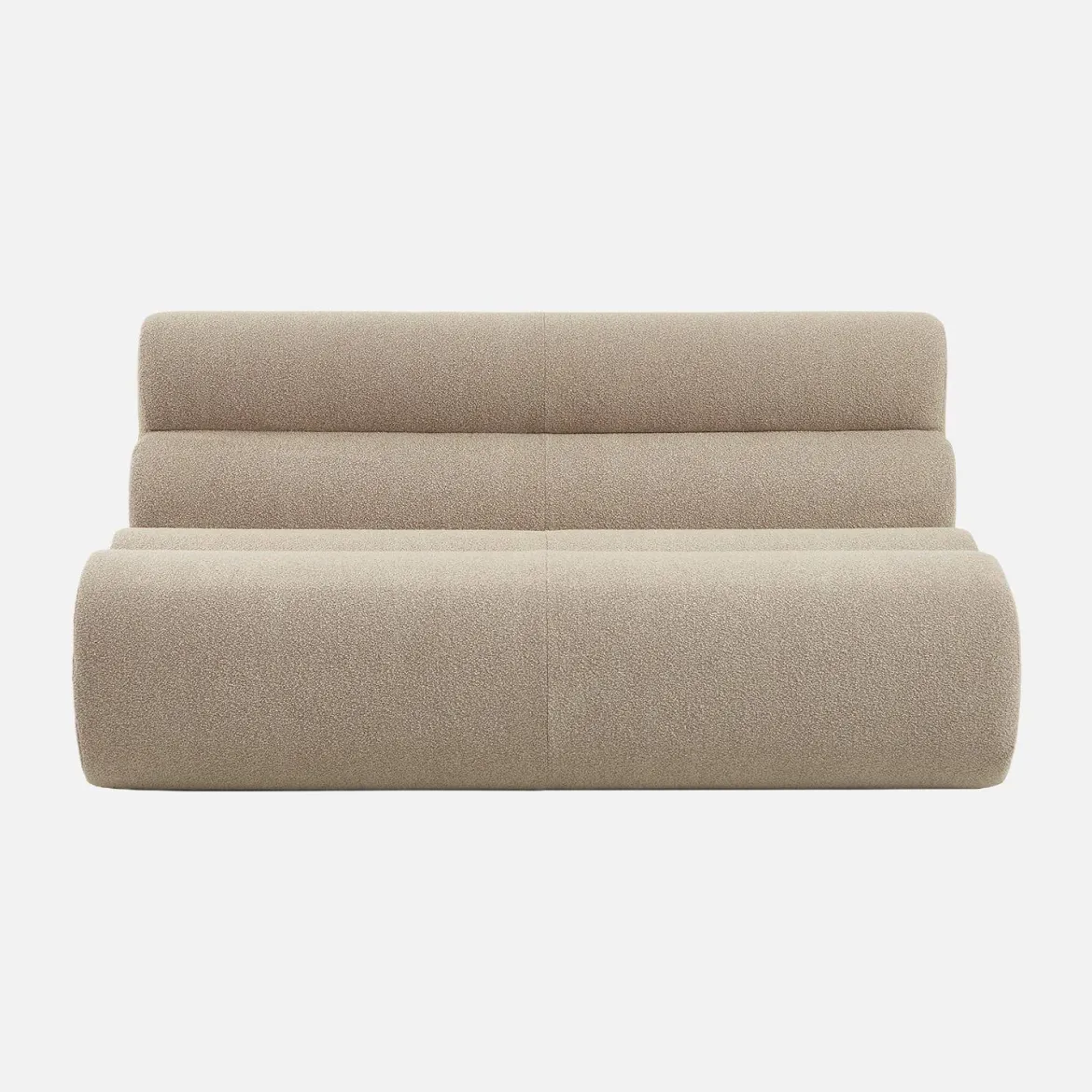 Poltrona bouclé strutturata, 2 posti
