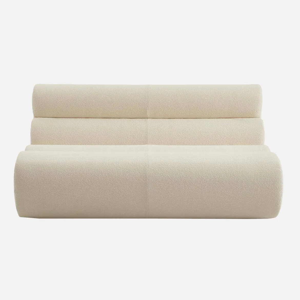 Poltrona bouclé strutturata, 2 posti