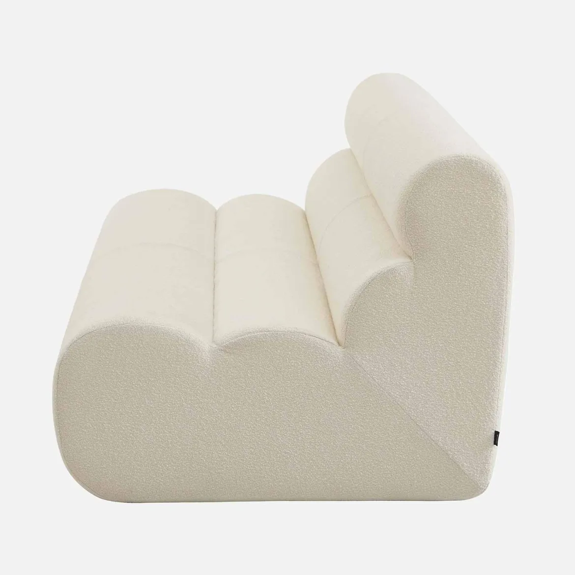 Poltrona bouclé strutturata, 2 posti