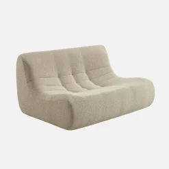 Poltrona bouclé testurizzata, 2 posti