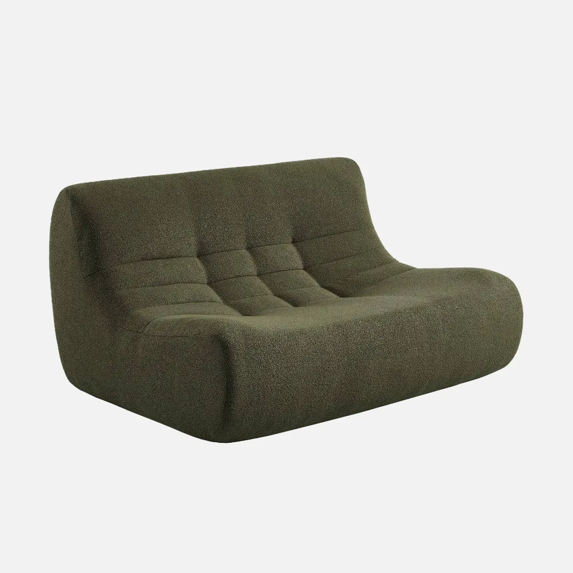 Poltrona bouclé testurizzata, 2 posti