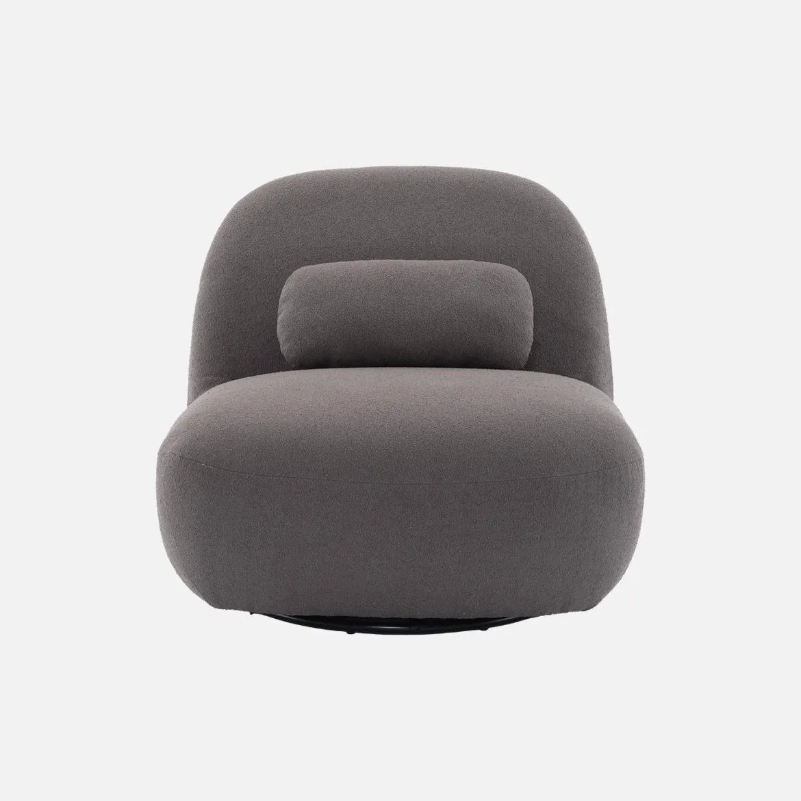 Poltrona girevole 360° bouclé