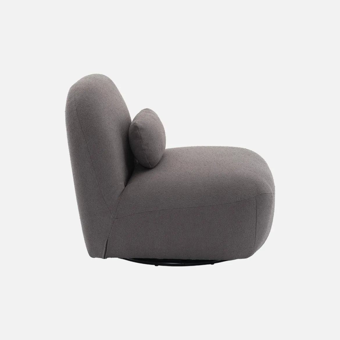 Poltrona girevole 360° bouclé
