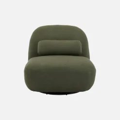 Poltrona girevole 360° bouclé