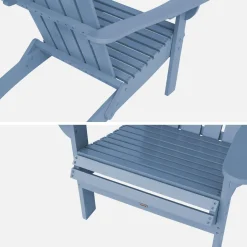 Poltrona in legno di acacia con braccioli