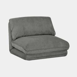 Poltrona letto convertibile velluto a coste grosse coste