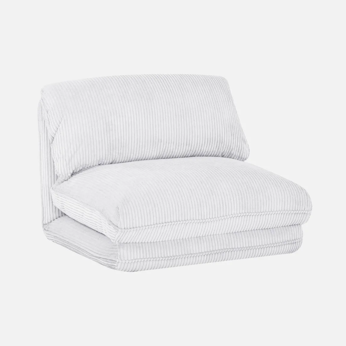 Poltrona letto convertibile velluto a coste grosse coste