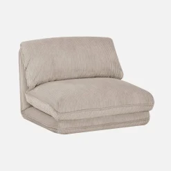 Poltrona letto convertibile velluto a coste grosse coste