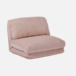 Poltrona letto convertibile velluto a coste grosse coste