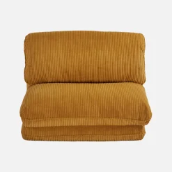Poltrona letto convertibile velluto a coste grosse coste