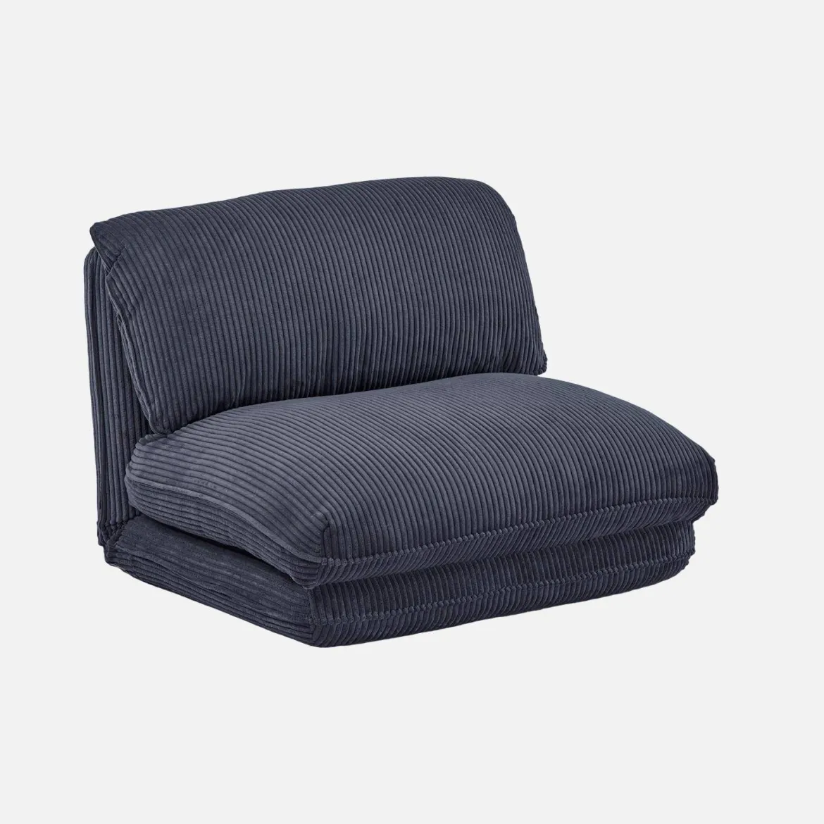 Poltrona letto convertibile velluto a coste grosse coste