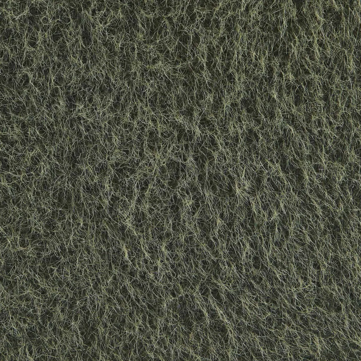 Poltrona senza braccioli in tessuto effetto alpaca