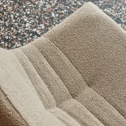 Poltroncina per bambini in tessuto bouclé testurizzato, 1 posto