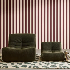 Poltroncina per bambini in tessuto bouclé testurizzato, 1 posto
