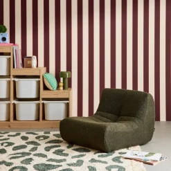 Poltroncina per bambini in tessuto bouclé testurizzato, 1 posto