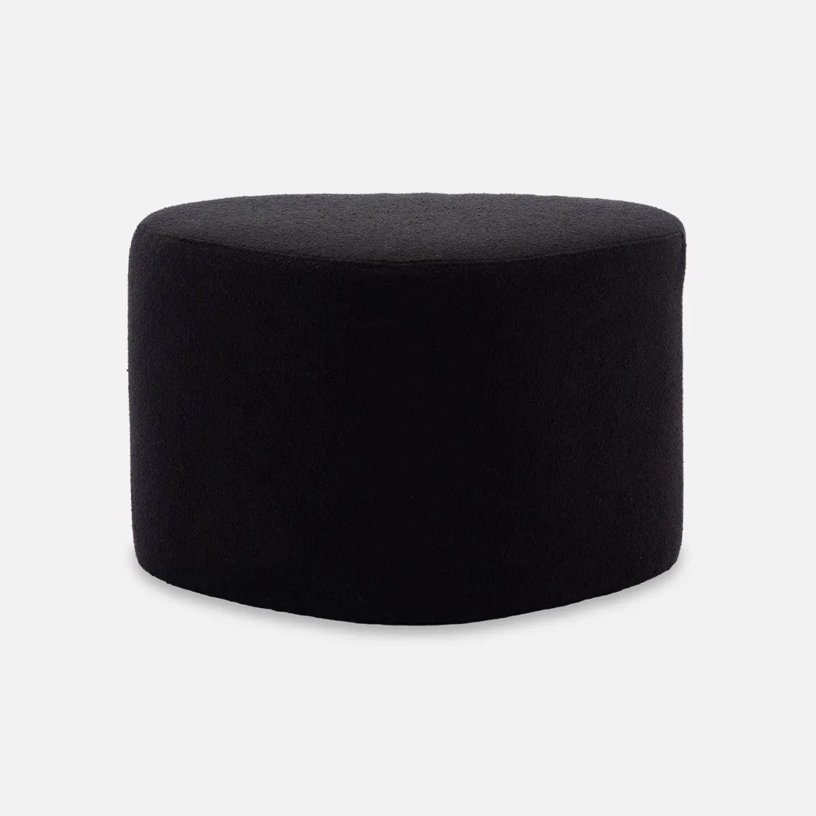 Pouf a forma di ciottolo in tessuto