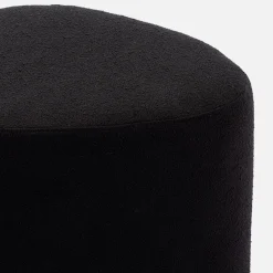 Pouf a forma di ciottolo in tessuto