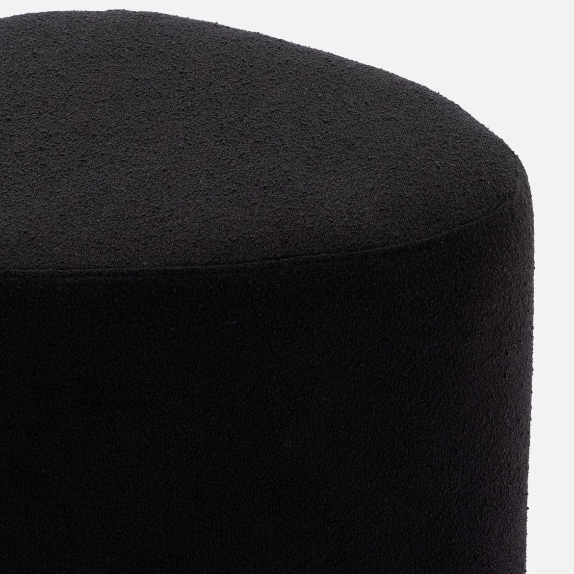 Pouf a forma di ciottolo in tessuto