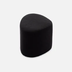 Pouf a forma di ciottolo in tessuto