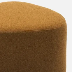 Pouf a forma di ciottolo in tessuto
