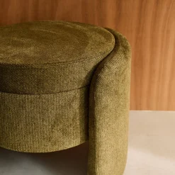 Pouf contenitore in tessuto