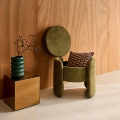Pouf contenitore in tessuto
