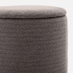 Pouf contenitore in tessuto