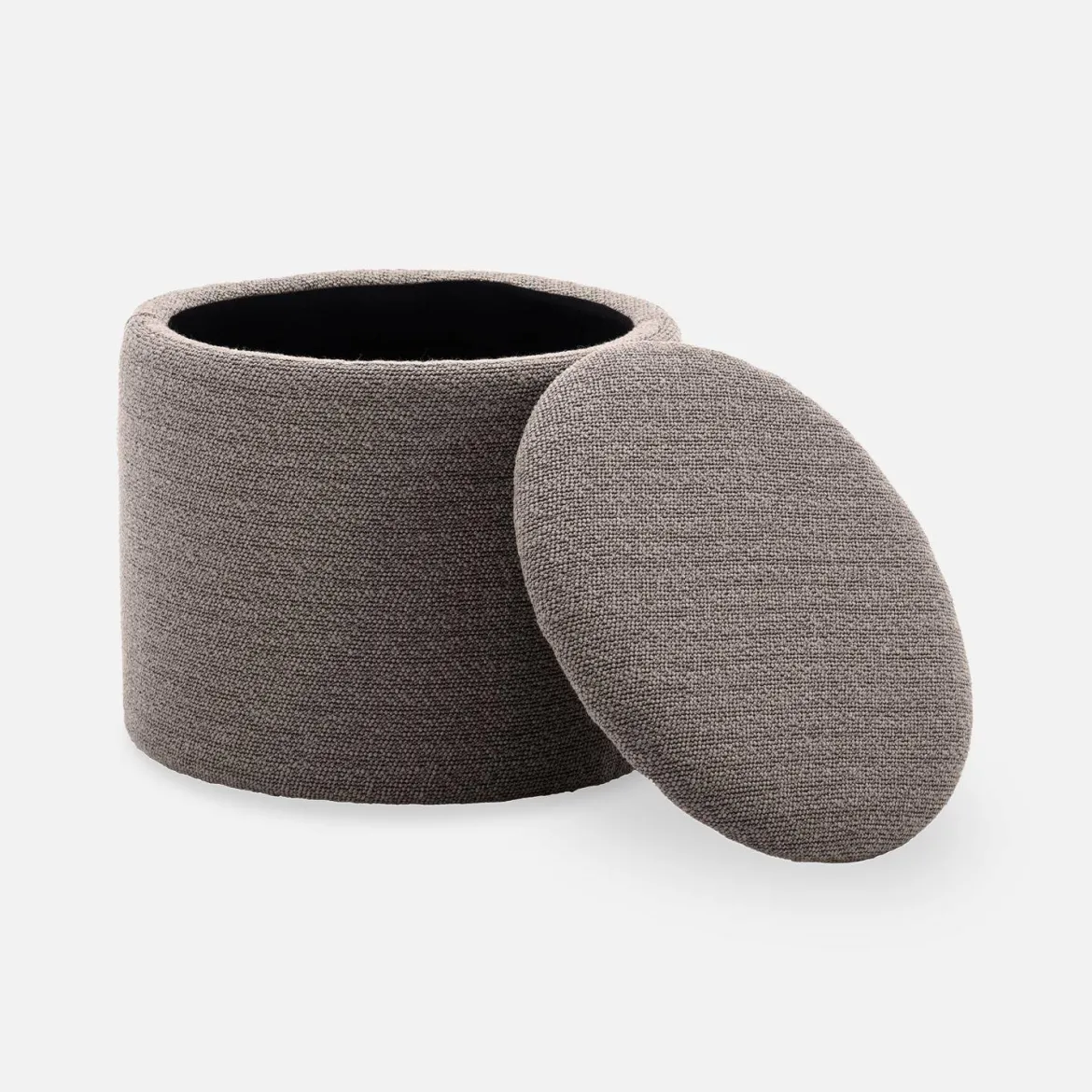 Pouf contenitore in tessuto