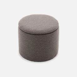 Pouf contenitore in tessuto
