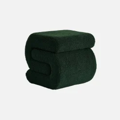 Pouf in bouclé