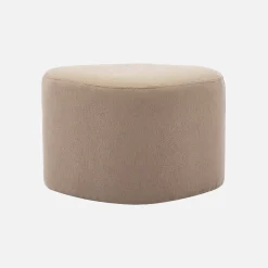 Pouf a forma di ciottolo in tessuto