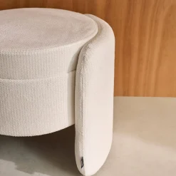 Pouf contenitore in tessuto