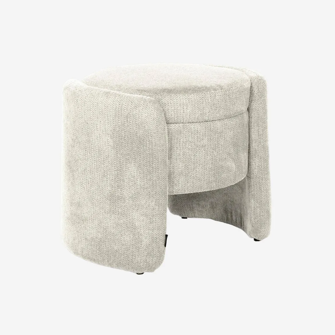 Pouf contenitore in tessuto