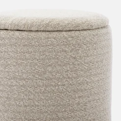 Pouf contenitore in tessuto